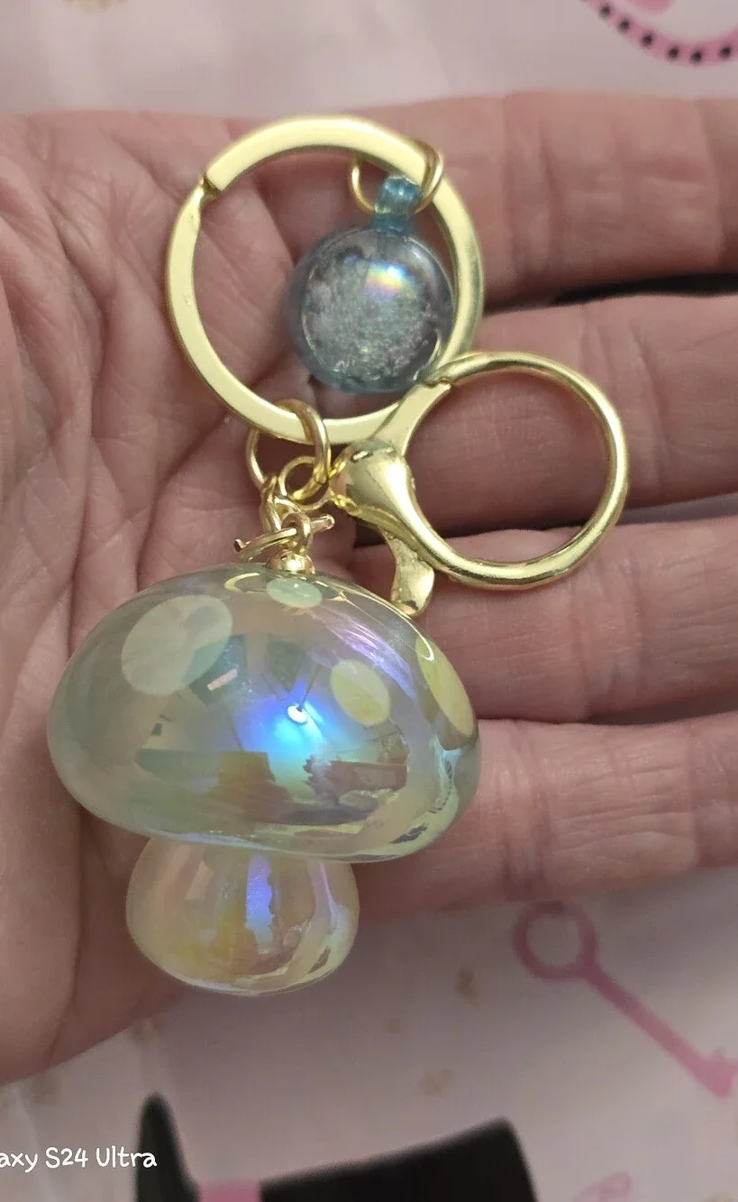 Mushroom Bag Charm/ Keychain NEW